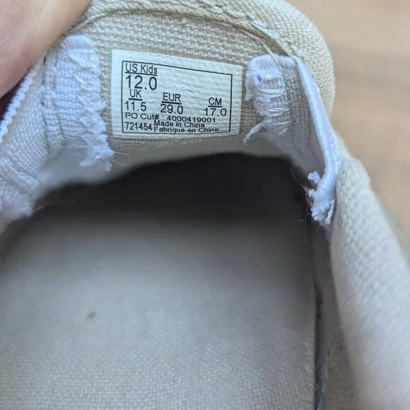 VANS Classic Leather Metallic Slip-Ons - Size 12 Little Kid - Picture 6 of 8